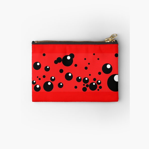 Item preview, Red and Black Bubbles Pattern designed and sold by ImanAli.