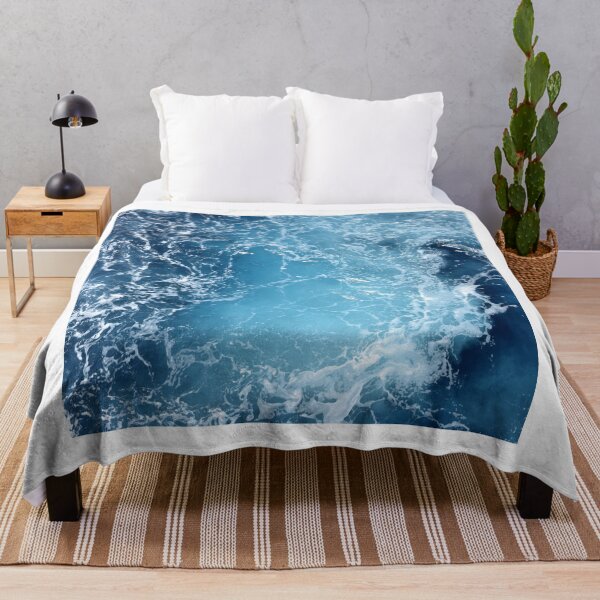 Item preview, Blue Sea Water Waves designed and sold by GoodVibeDesign.