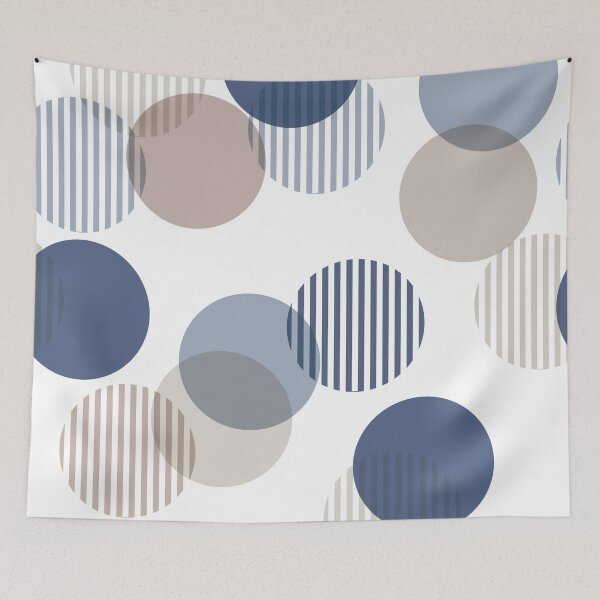 Item preview, Bluish Circles designed and sold by mischellero.