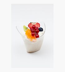 rice pudding from fruit Photographic Print
