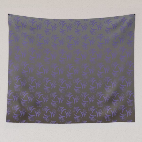 Item preview, Violet abstract triangular pattern on a gradient taupe background  designed and sold by PetaJaneHome.