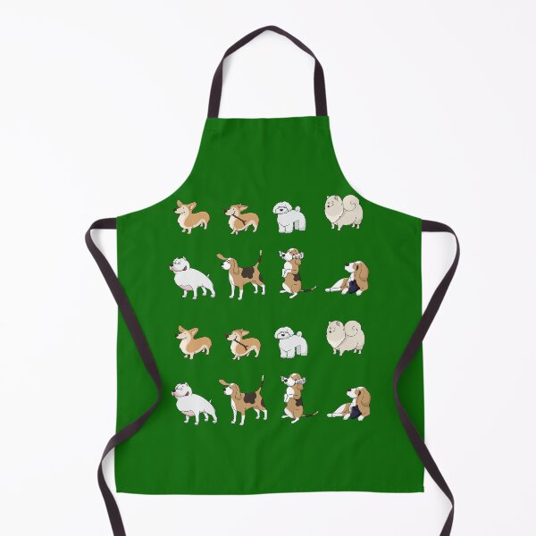 Item preview, Jolly corgis in green designed and sold by unique things.