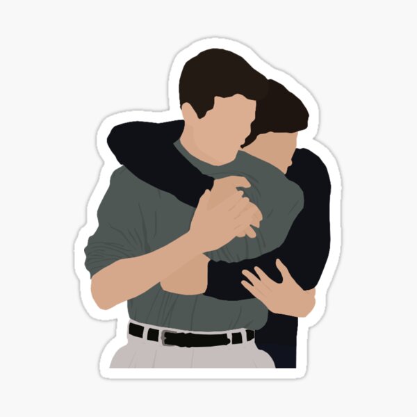 Chandler & Joey Sticker