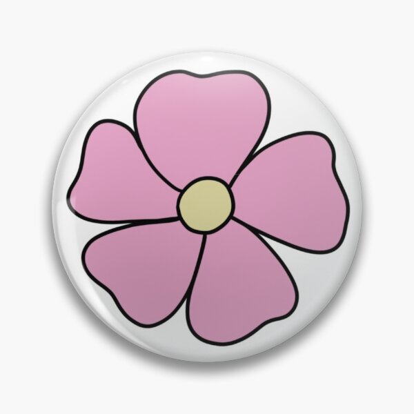 Item preview, Bib Flower in Pastel Pink on White designed and sold by CottoVerdi.