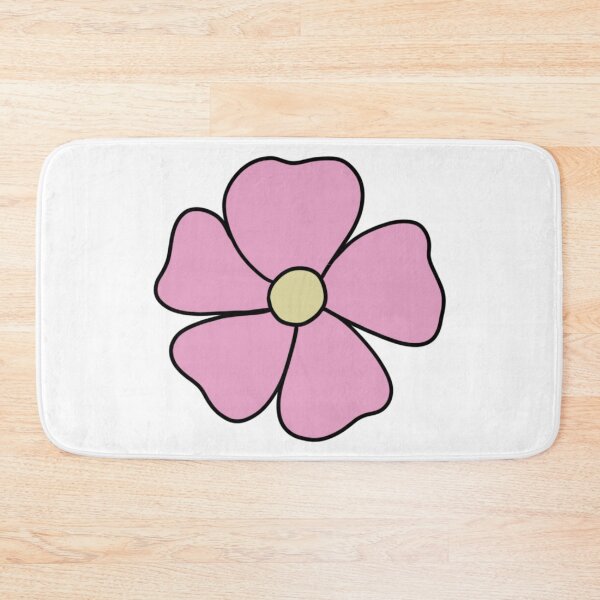 Item preview, Bib Flower in Pastel Pink on White designed and sold by CottoVerdi.