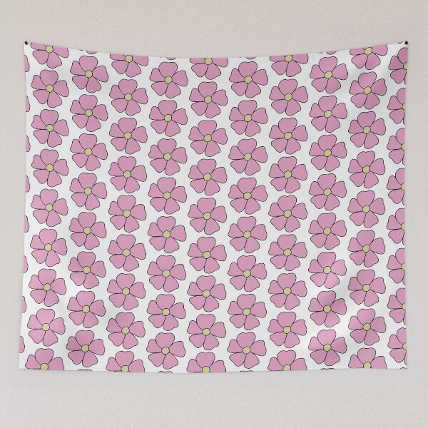 Item preview, Bib Flower in Pastel Pink on White designed and sold by CottoVerdi.