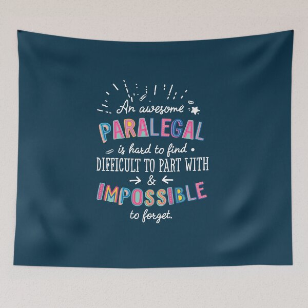 Item preview, An awesome Paralegal Gift Idea - Impossible to Forget Quote designed and sold by betternotes.