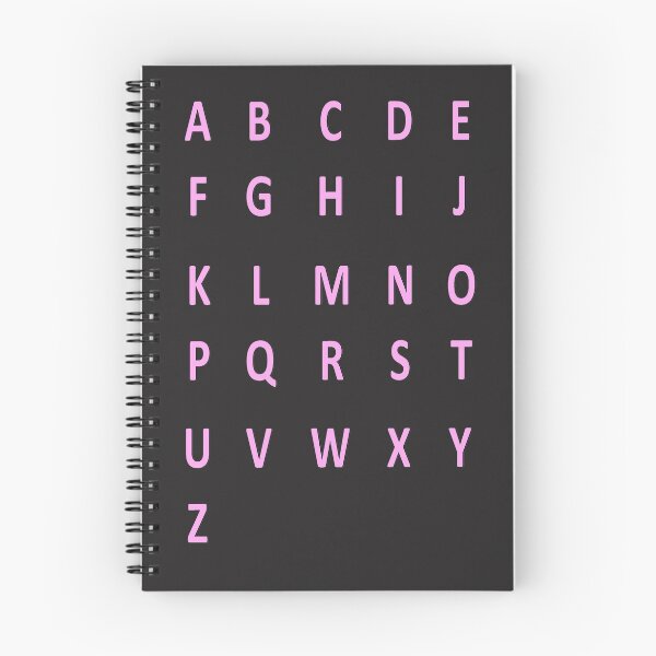 Item preview, complete alphabet - pink designed and sold by ZiphGames.