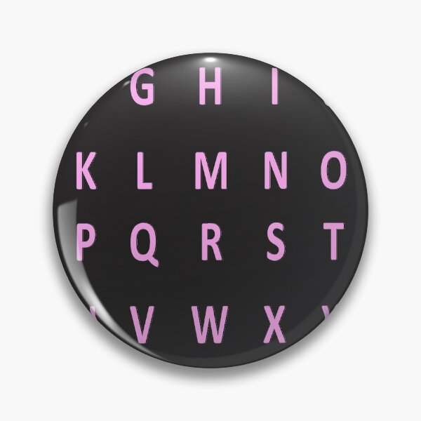 Item preview, complete alphabet - pink designed and sold by ZiphGames.