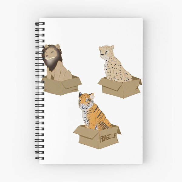 Item preview, Big Cats in Big Boxes designed and sold by GothicGeekArt.