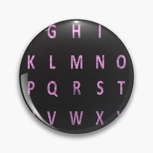 Item preview, complete alphabet - pink designed and sold by ZiphGames.