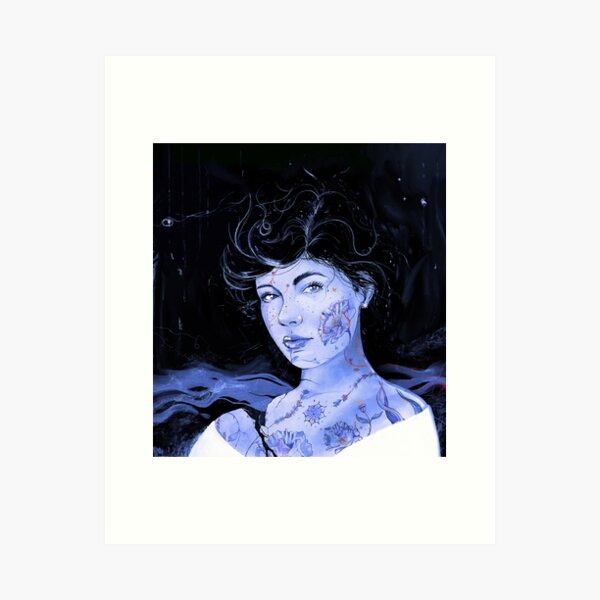 Blue Porcelain Art Print