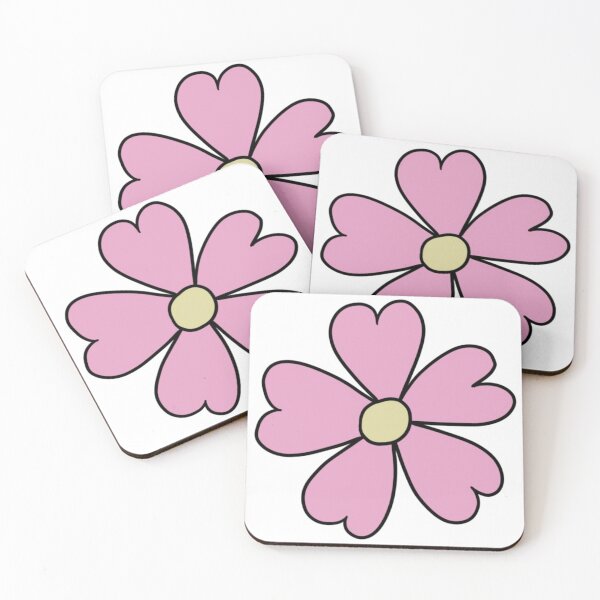 Item preview, Bib Flower in Pastel Pink on White designed and sold by CottoVerdi.