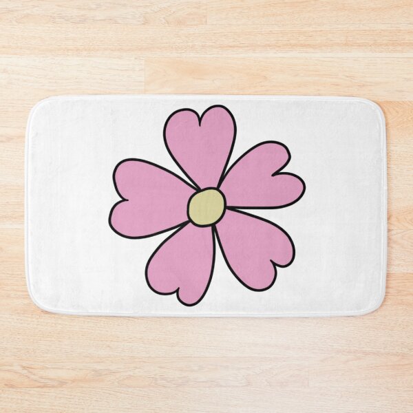 Item preview, Bib Flower in Pastel Pink on White designed and sold by CottoVerdi.