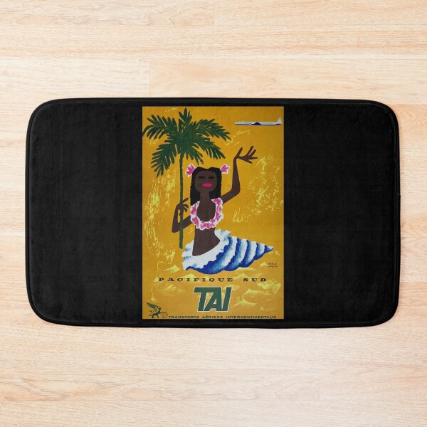 Item preview, TAI Pacifique Sud retro poster designed and sold by CorasPosters.