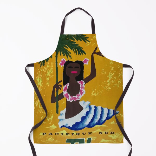 Item preview, TAI Pacifique Sud retro poster designed and sold by CorasPosters.