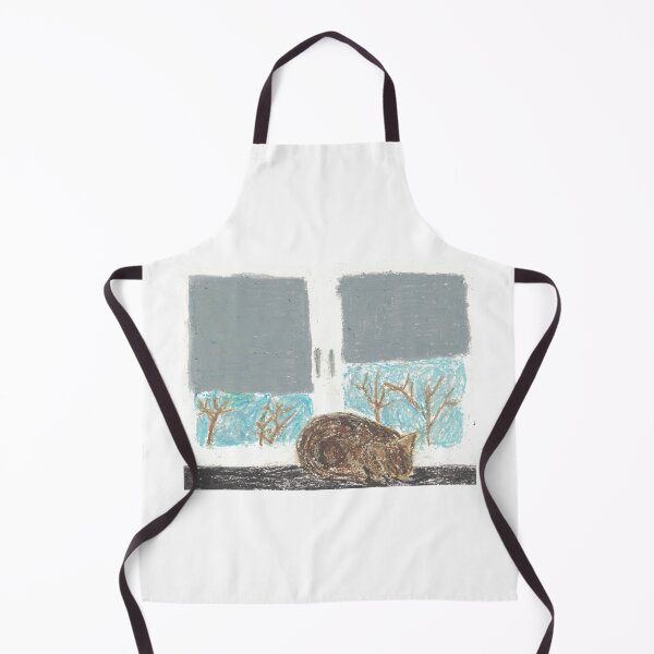 Item preview, Cat napping on windowsill designed and sold by Elizabeth Lough.