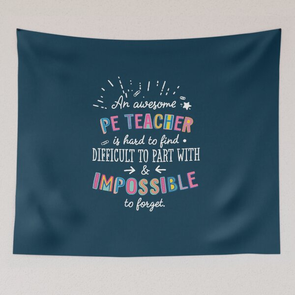 Item preview, An awesome PE Teacher Gift Idea - Impossible to Forget Quote designed and sold by betternotes.