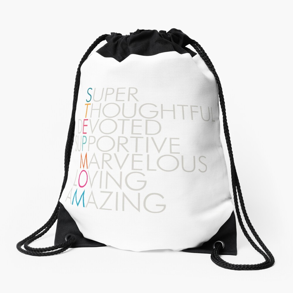 Superlative Stepmom Drawstring Bag
