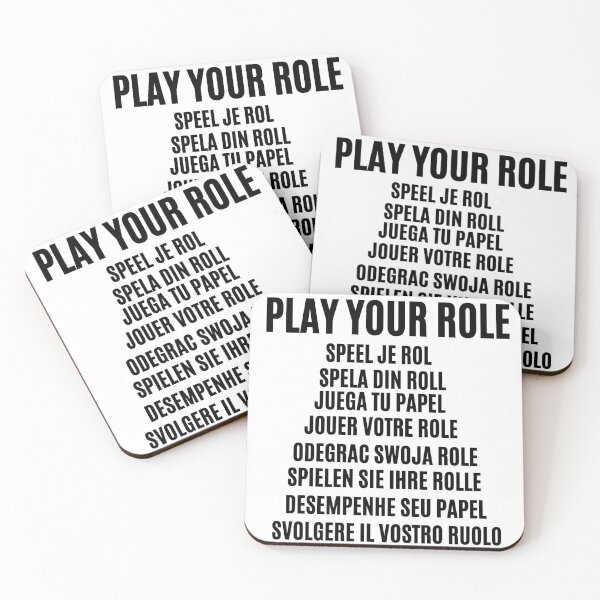 Item preview, PLAY YOUR ROLE (WORLDWIDE) designed and sold by Skeelo702.