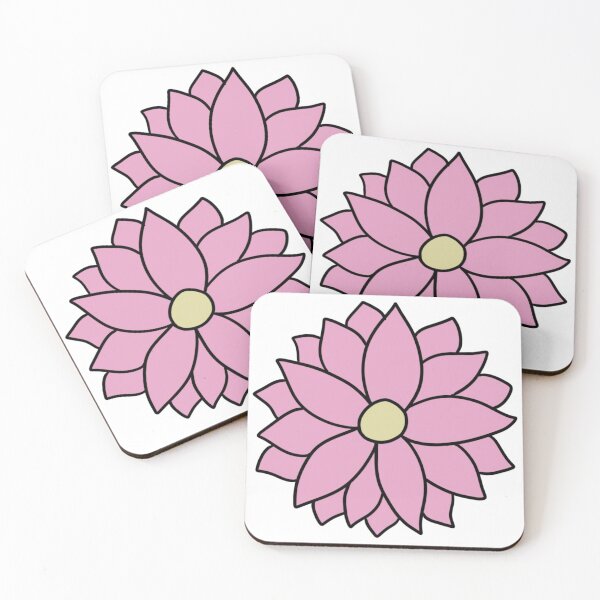 Item preview, Bib Flower in Pastel Pink on White designed and sold by CottoVerdi.