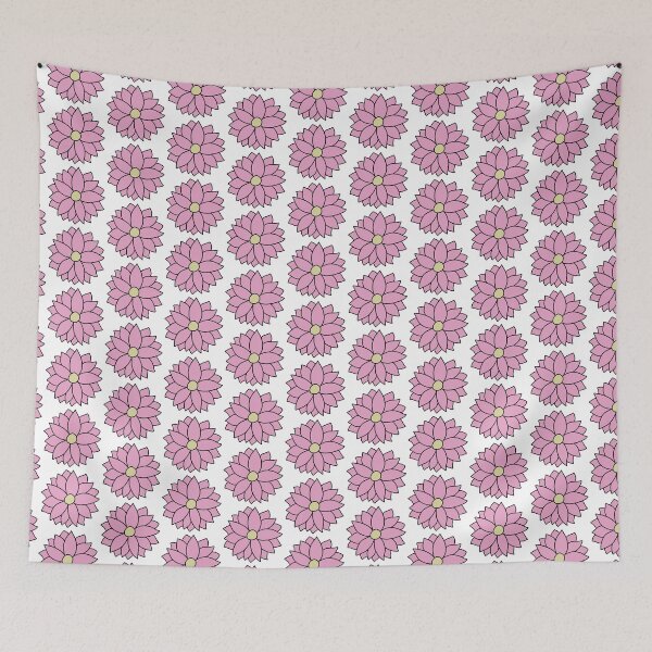 Item preview, Bib Flower in Pastel Pink on White designed and sold by CottoVerdi.