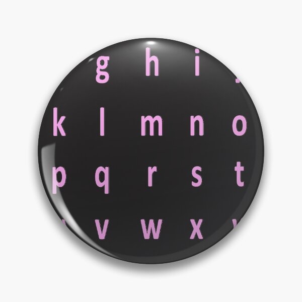 Item preview, complete alphabet - pink designed and sold by ZiphGames.