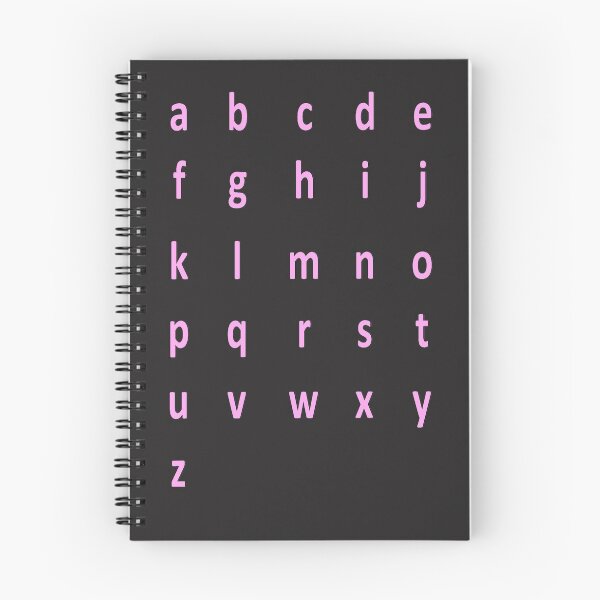 Item preview, complete alphabet - pink designed and sold by ZiphGames.