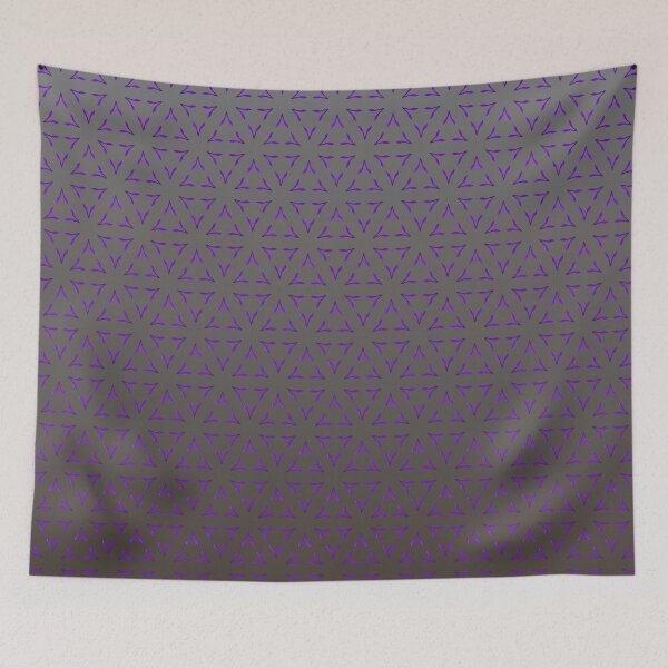 Item preview, Small violet floral pattern on a gradient taupe background  designed and sold by PetaJaneHome.