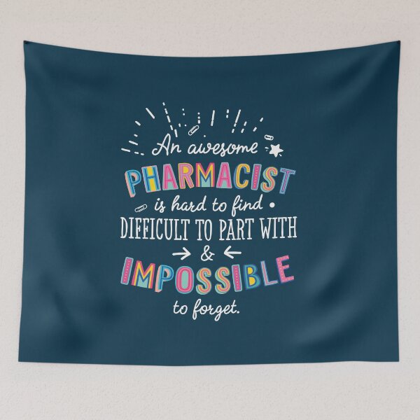 Item preview, An awesome Pharmacist Gift Idea - Impossible to Forget Quote designed and sold by betternotes.
