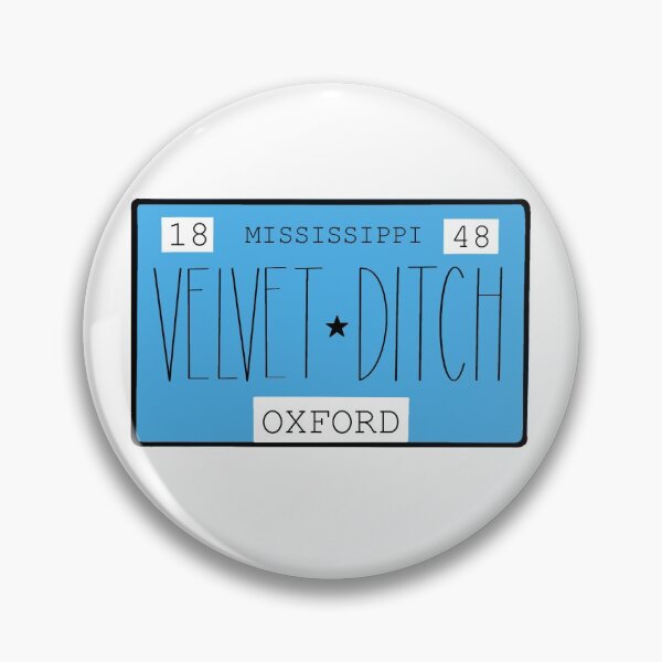 Item preview, Velvet Ditch License Plate designed and sold by cevaughann.