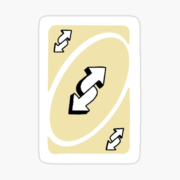 Uno Reverse Sticker for iOS & Android