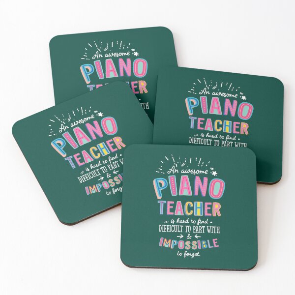 Item preview, An awesome Piano Teacher Gift Idea - Impossible to Forget Quote designed and sold by betternotes.