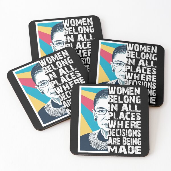 Item preview, Ruth Bader Ginsburg Quote Women Belong designed and sold by CherryBombShop.
