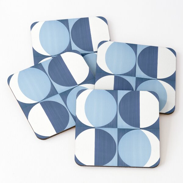 Item preview, Blu Ponti Tiles Pattern Print designed and sold by MCMXCV-PROJECT.
