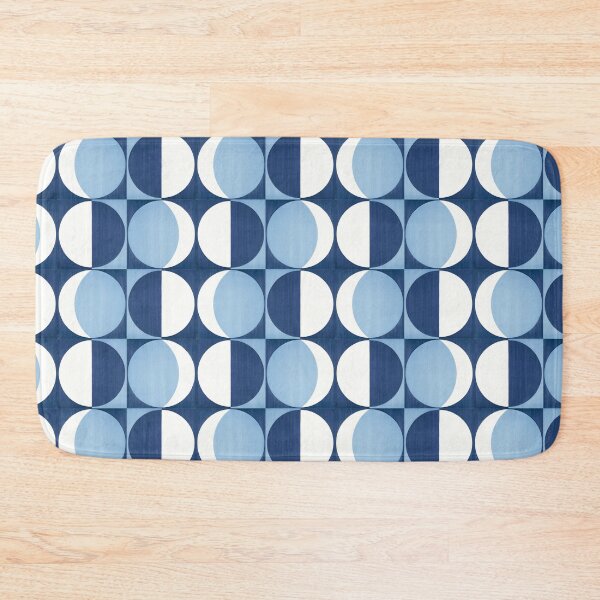 Item preview, Blu Ponti Tiles Pattern Print designed and sold by MCMXCV-PROJECT.