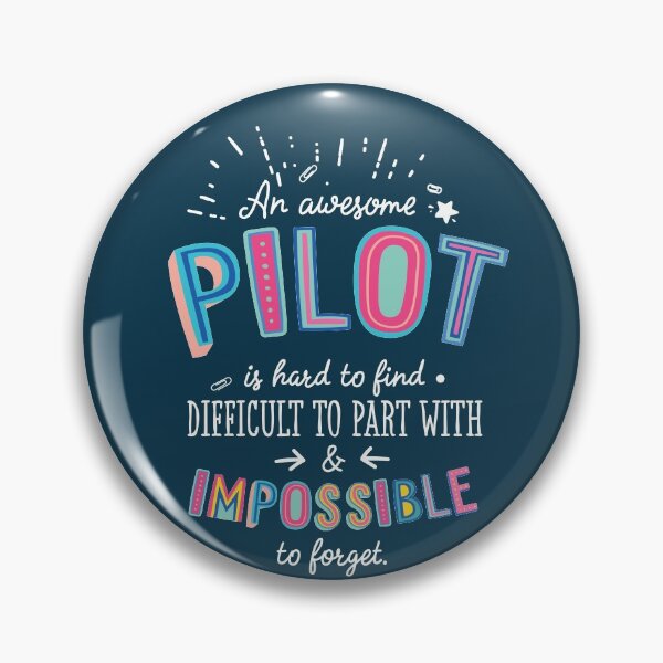 Item preview, An awesome Pilot Gift Idea - Impossible to Forget Quote designed and sold by betternotes.