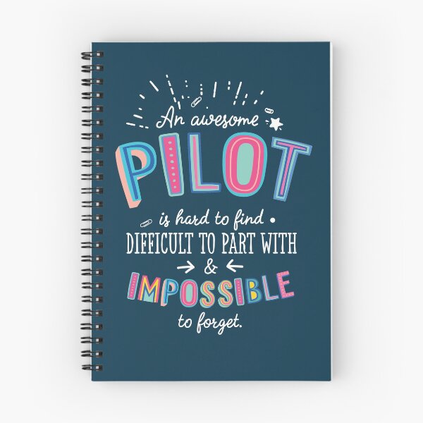 Item preview, An awesome Pilot Gift Idea - Impossible to Forget Quote designed and sold by betternotes.