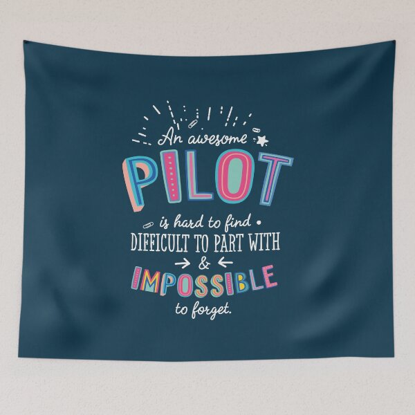 Item preview, An awesome Pilot Gift Idea - Impossible to Forget Quote designed and sold by betternotes.