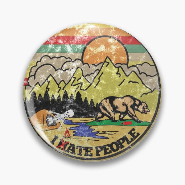 Item preview, Camping I ate people bear attack Retro designed and sold by starider.