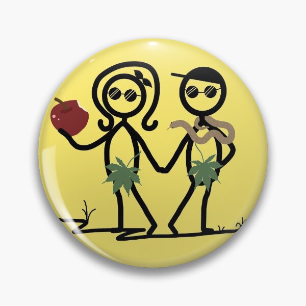Item preview, Stickman / Adam And Eve designed and sold by LotusCreations.