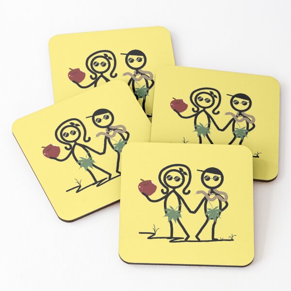 Item preview, Stickman / Adam And Eve designed and sold by LotusCreations.
