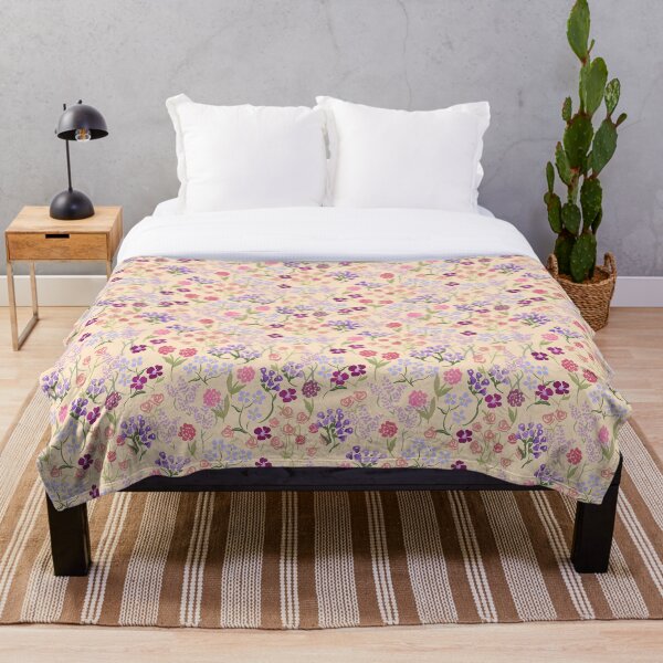 Imaginary Garden by Tea with Xanthe Throw Blanket