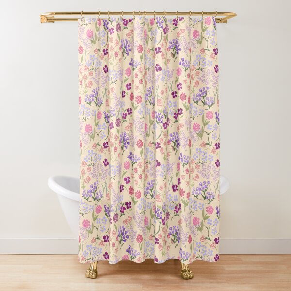 Imaginary Garden by Tea with Xanthe Shower Curtain