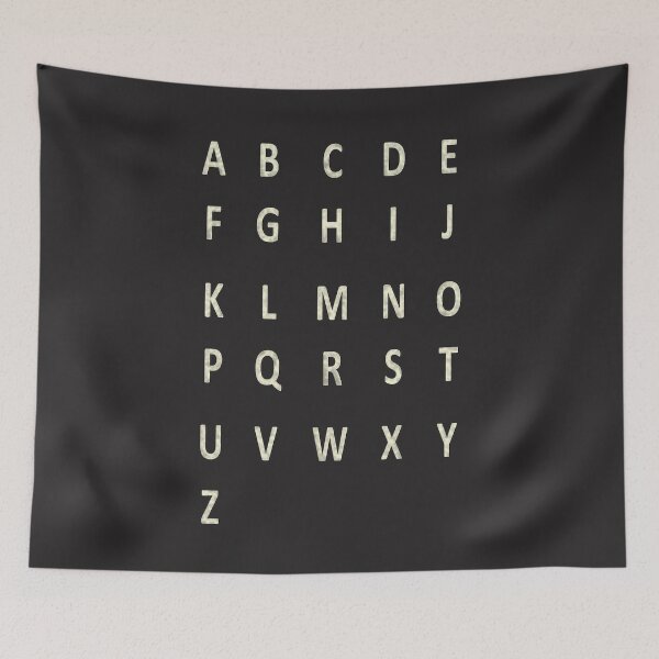 Artikelvorschau, komplettes Alphabet - beige entworfen und verkauft von ZiphGames.