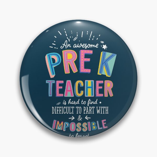Artikelvorschau, An awesome Pre-K Teacher Gift Idea - Impossible to Forget Quote entworfen und verkauft von betternotes.