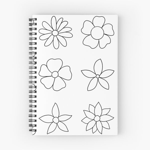 Item preview, Bib Flowers Line Flowers and Stems x9 Hand Drawn designed and sold by CottoVerdi.