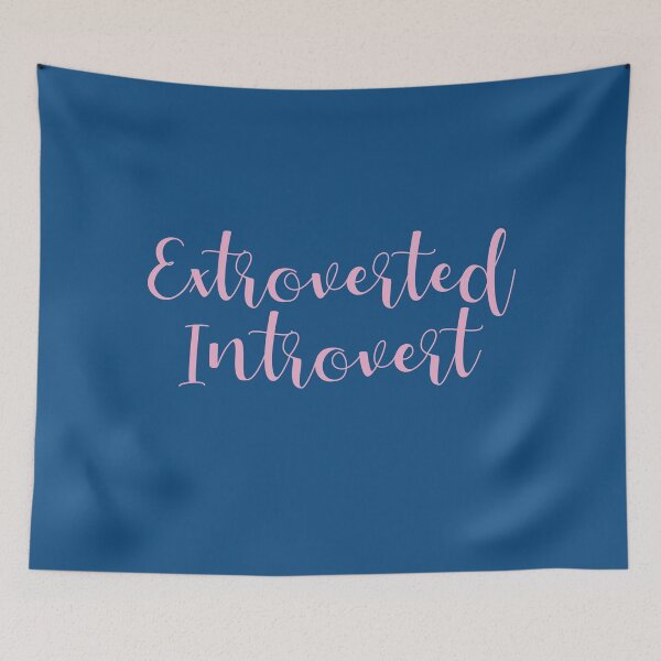 Item preview, Extroverted Introvert Calligraphy Design designed and sold by color-garden.