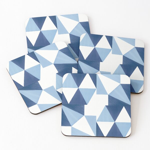 Item preview, Blu Ponti Tiles Pattern Print designed and sold by MCMXCV-PROJECT.