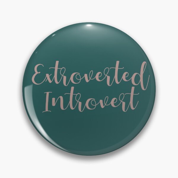 Item preview, Extroverted Introvert Calligraphy Design designed and sold by color-garden.